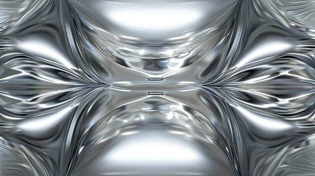 Abstract Metal Background With Silver Pattern photo