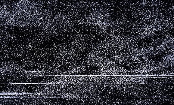 Vintage TV Screen with Glitch Overlay Effect photo