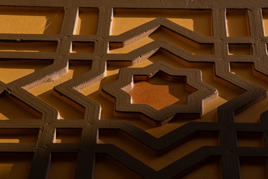 Islamic style architectural decoration photo