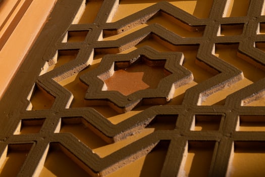 Islamic style architectural decoration photo
