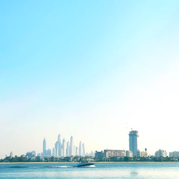 Dubai cityscape panorama photo