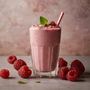 Tasty Raspberry Juice Drink Smoothie Juice photo