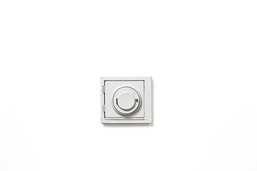 White Square Wall Switch photo