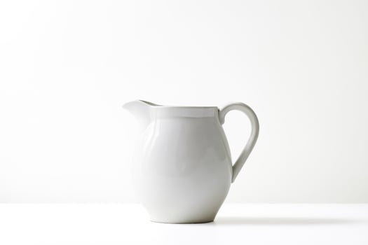 White Pitcher on a White Background photo