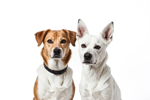 Two Dogs Looking at the Camera photo