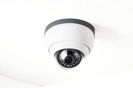 White CCTV Camera on Ceiling photo