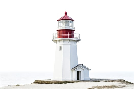 Lighthouse on a Sandy Coast photo