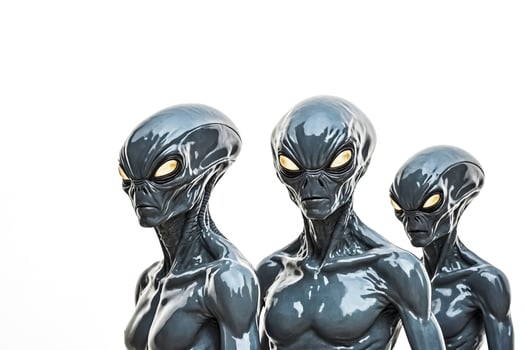 Grey Alien Trio photo