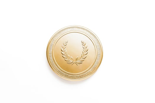 Golden Medal with Laurel Wreath photo