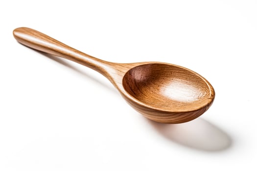 Wooden Spoon on White Background photo