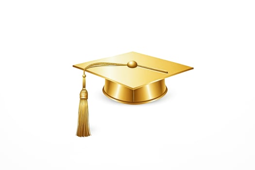 Golden Graduation Cap photo