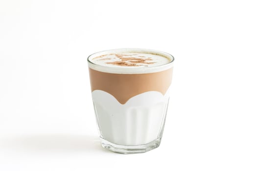Iced Coffee with Milk and Cinnamon photo