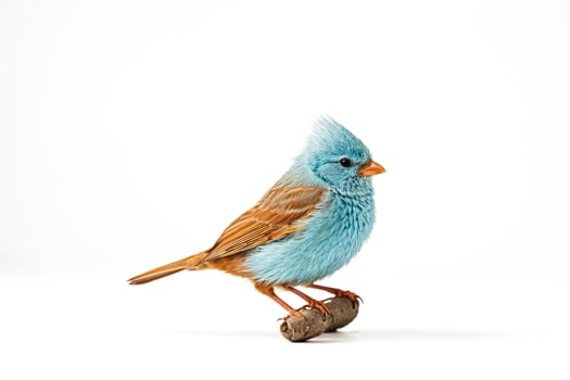 Blue Bird Perched on Branch photo