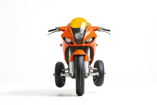 Orange Trike Motorcycle photo