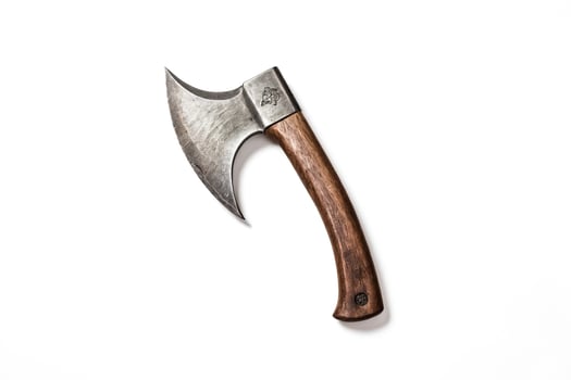 Handcrafted Axe with Wooden Handle photo