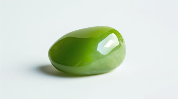 Polished Jadeite Gemstone CloseUp for Jewelry Design and Gem Collection Reference photo