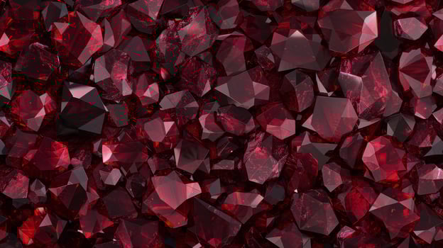 Garnet Gemstone Pattern Background for Design, Poster, Card, or Print photo