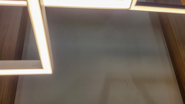 decorative ambient lighting with light background photo