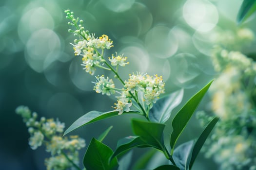 Floral Elegant Wax Myrtle nature background photo