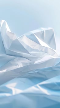 delicate origami design, with intricate folds creating a sense of depth and texture with copyspace photo