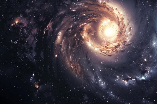 Grandeur Pinwheel Galaxy in UrsMajor nature background photo