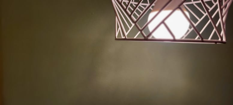 filament lamps with straw lamp photo
