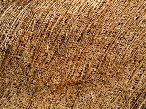 Close up brown Coconut fiber texture background. photo