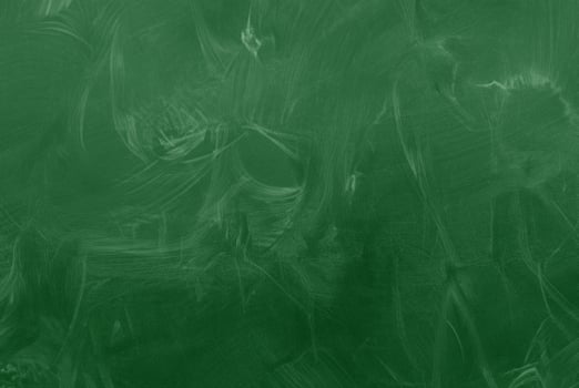 Green Chalk-Stained Classroom Chalkboard Background photo