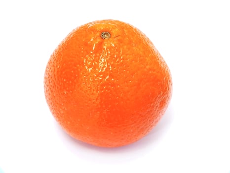 ripe orange fruit isolated on white background. Fresh healthy natural food. Vitamin c photo