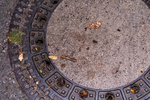 gully cover after the rain photo