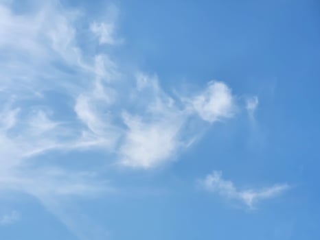 Beautiful blue sky photo