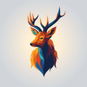 an image of a stagg that is made out of paper, photo