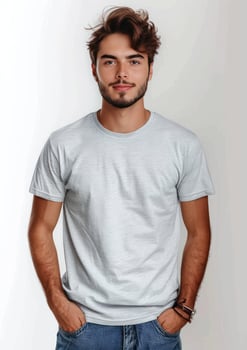portrait for a man of the young guy, photo