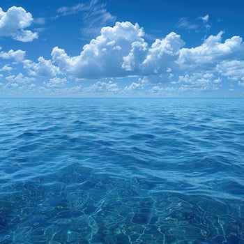 a wide expanse of sea water stretches in the distance, photo