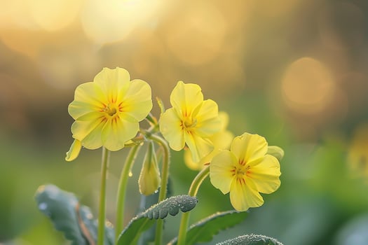 Primrose Bloom Background Nature photo