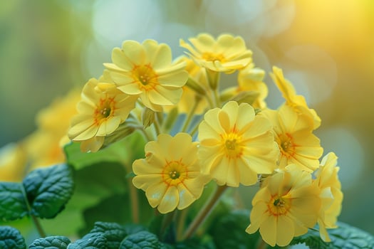 Primrose Bloom Background Nature photo