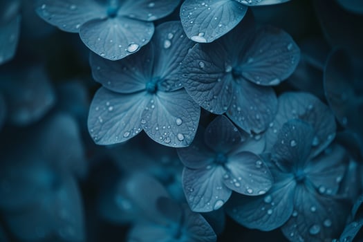 Hydrangea Bloom Background Nature photo