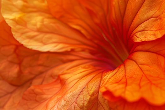 Nasturtium Nature Background with  Floral Touch photo