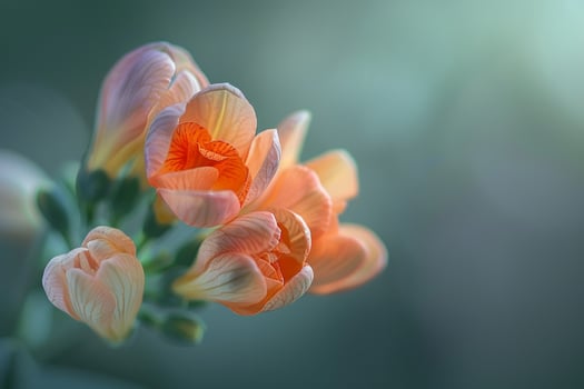 Freesia Flower with Nature Background. Nature Background photo