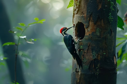 Blue Jay in Natural Habitat  Forest Nature Nature Background photo