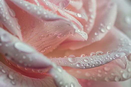 Dew Drops on Rose Petals. Nature Background photo