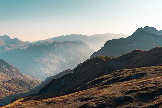 Mountain Range Panorama Background Nature photo
