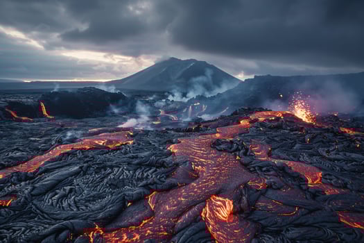 Lava Flow  Nature Background photo