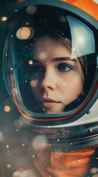 Astronaut Gazing at Stars photo