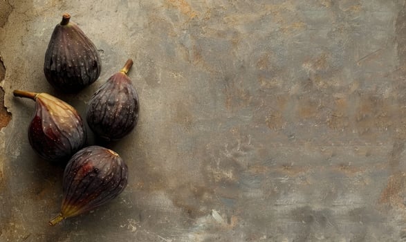 Figs on a muted brown background photo