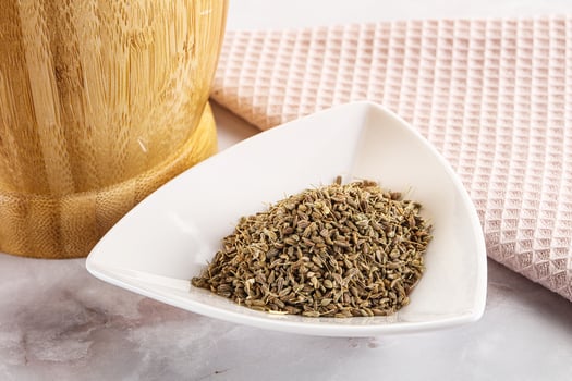 Anise sseds aroma in the bowl photo
