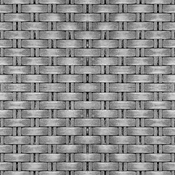 Seamless pattern black woven mat background photo
