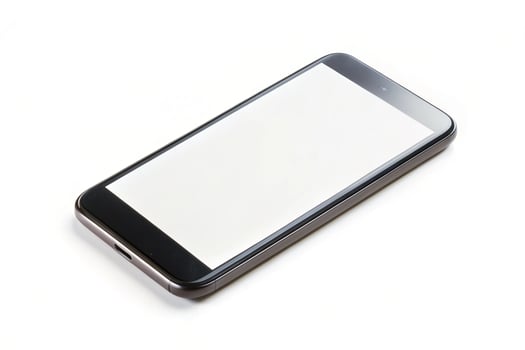 Phone blank display isolated on background photo