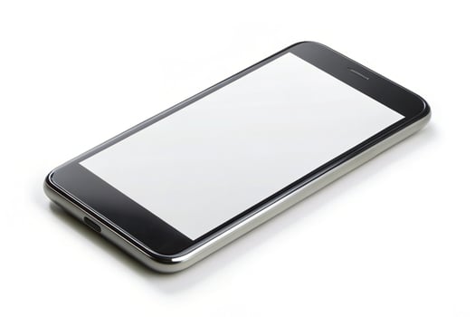 Phone blank display isolated on background photo