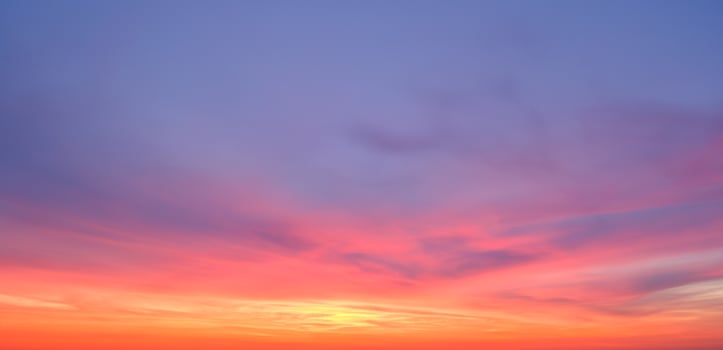 Sunset sky background photo